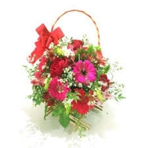Lovely Mixed Flower Basket