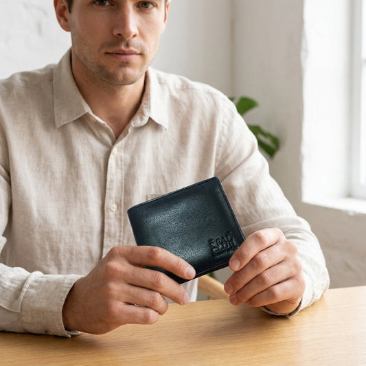 Gents Leather Wallet-Black