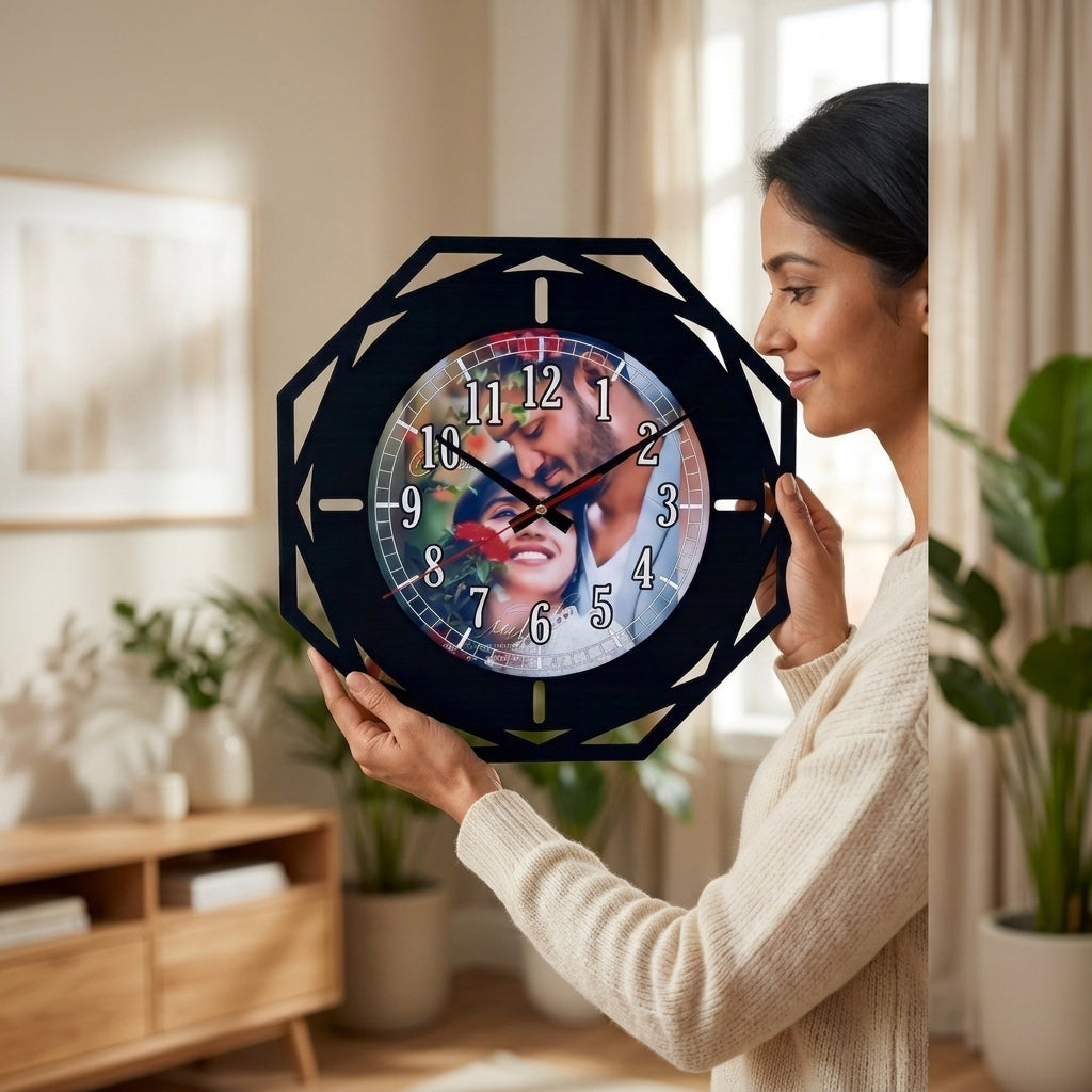 Special Photo Wall Clock (15*15 inches)