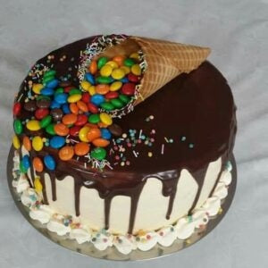 Cake with smarties