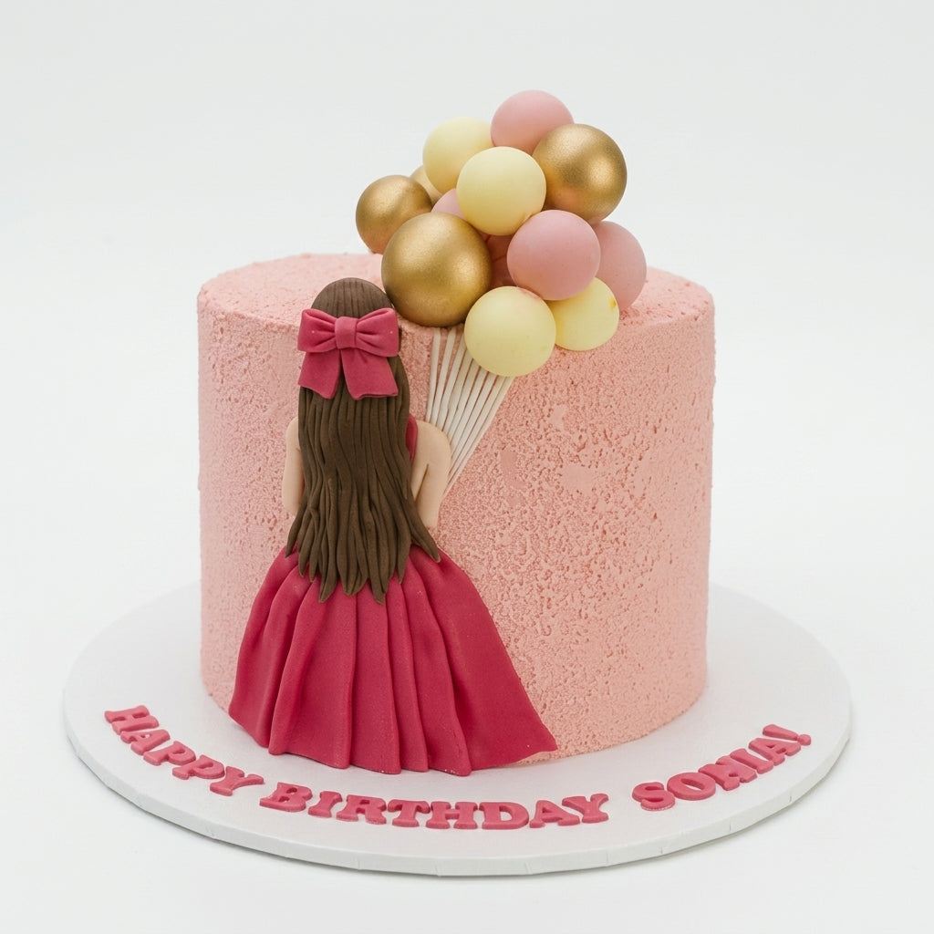 Cute Girl Cake 1.5Kg
