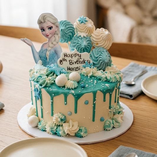 Delicious & sweet Frozen Birthday cake - 1.6 kg