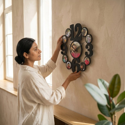 Lovely Photo Printed Clock