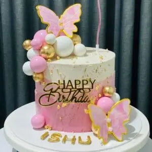 Pink & white Lovely Cake 1.5Kg
