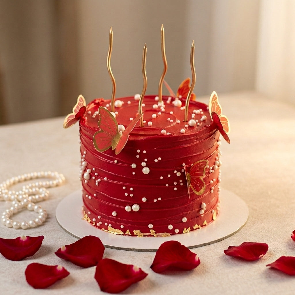 Red Butterfly Cake 1kg