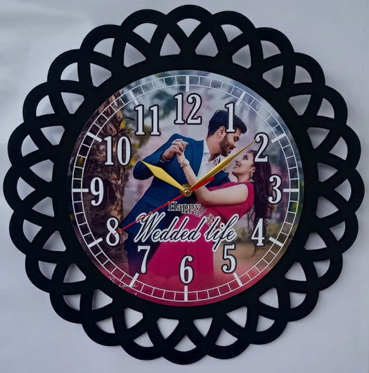 Stylish Photo Wall Clock (15*15 inches)