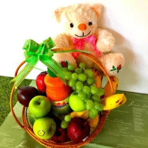 Fruits with Cute Teddy