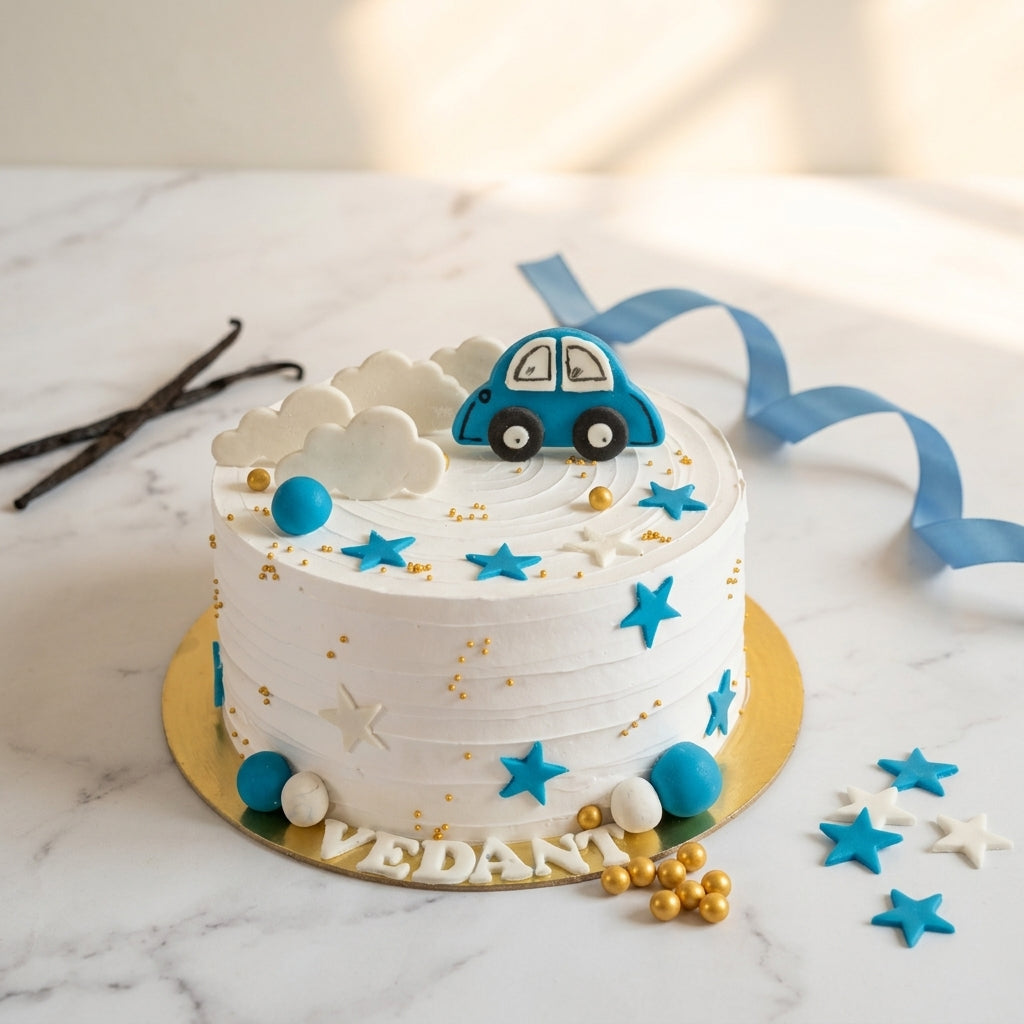Blue Star Vanilla Cake 1Kg