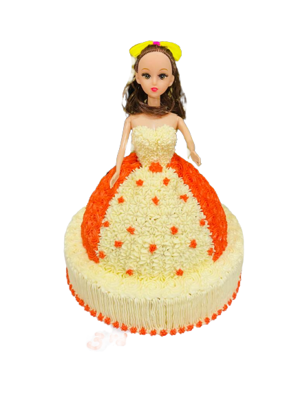 Barbie Doll Cake For Kids | Buy Barbie Doll Cake For Birthday Online